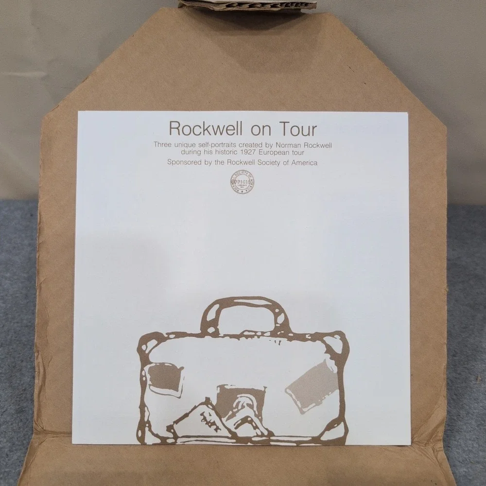 Norman Rockwell When in Rome Limited Edition Collector Plate Newell‎ Pottery